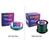 Braided Fishing Line Abrasion Resistant Superline Zero Stretch&Low Memory Extra Thin Diameter Green 1094Yds,180LB view 2