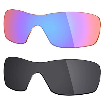 Mryok 2 Pair Polarized Replacement Lenses for Oakley Dart Sunglass - Options