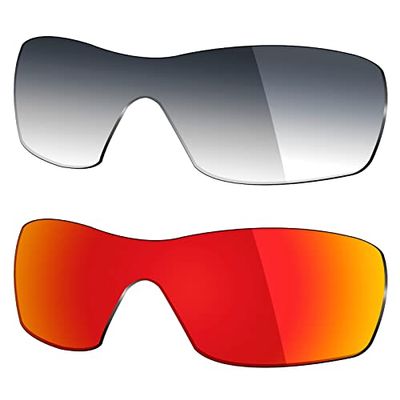 Mryok 2 Pair Polarized Replacement Lenses for Oakley Dart Sunglass - Options