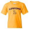 UGP Campus Apparel YS03 - Lipscomb Bisons Arch Logo Youth T-Shirt - Small - Gold view 1