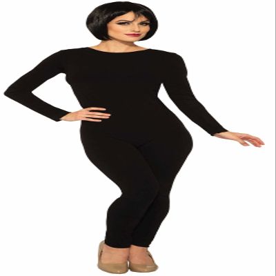 Forum Novelties Solid Color Full Body Unitard, Black, XL