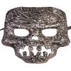 Textured Skull Mask (Silver) view 1