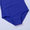 FEESHOW Girls Sleeveless Cross/Cutout Back Gymnastics Camisole Leotard Sports Tank Tops Ballet Dance wear Costumes Floral Lace Blue 10-12 view 4