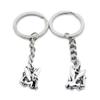 1 Item Metal Keychain Keyring Key Tags Chains Rings Jewelry Bag Charms YA3R6 Elf Angel view 1