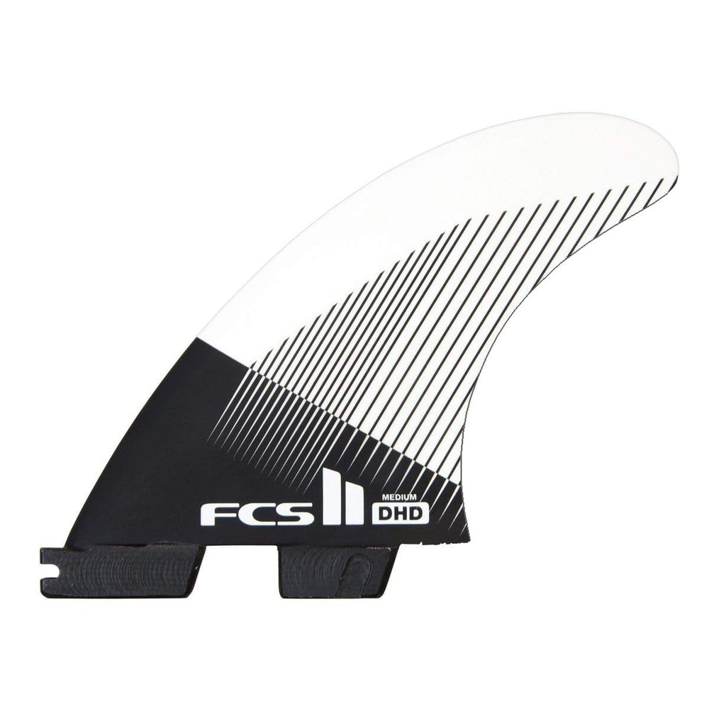 FCS II DHD PC Surfboard Tri Fin Set - Large