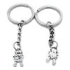5 Items Metal Keychain Keyring Key Tags Chains Rings Jewelry Bag Charms X2UZ2 Robot view 1