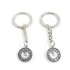 1 Item Metal Keychain Keyring Key Tags Chains Rings Jewelry Bag Charms Q4GG6 Clock Pocket Watch view 1