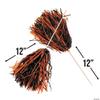 Fun Express - 2tone Spirit PoM-Org/Blck - Toys - Active Play - Pom - Poms - 24 Pieces view 2