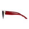 Girls Child Size Heart Shape Cute Plastic Fashion Sunglasses Flag Red view 3