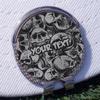 YouCustomizeIt Personalized Skulls Golf Ball Marker - Hat Clip - Silver view 3