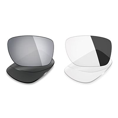Mryok 2 Pair Polarized Replacement Lenses for Oakley Turbine Sunglass - Options