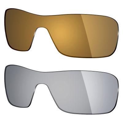 Mryok 2 Pair Polarized Replacement Lenses for Oakley Turbine Rotor Sunglass - Options