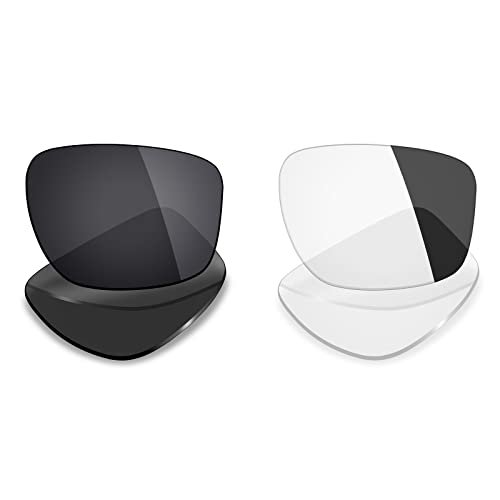 Mryok 2 Pair Polarized Replacement Lenses for Oakley Sliver F Sunglass - Options