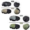 HWZ Tactical Protective Gear Live CS Field Paintball air Gun Equipment, 2 Knee Pads and 2 Elbow Pads/Suit Protection mat (green) view 4