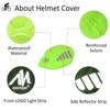 AYAMAYA Bike Helmet Cover with Reflective Strip, High Visibility Waterproof Cycling Bicycle Helmet Rain Cover Windproof Dustproof Breathable Road Bicycle Helmet Water Cover Ride Gear view 3