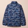 Amazon Essentials Boys' Lightweight Water-Resistant Packable Puffer Jacket, Blue Camo, X-Large view 3