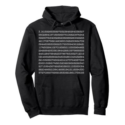 Math Pi Digits Pullover Hoodie Pullover Hoodie