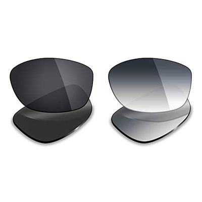 Mryok 2 Pair Polarized Replacement Lenses for Oakley Pit Bull Sunglass - Options