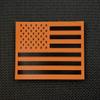 BritKitUSA SAR Infrared US Flag Patch Orange & Black Search & Rescue Forward view 1