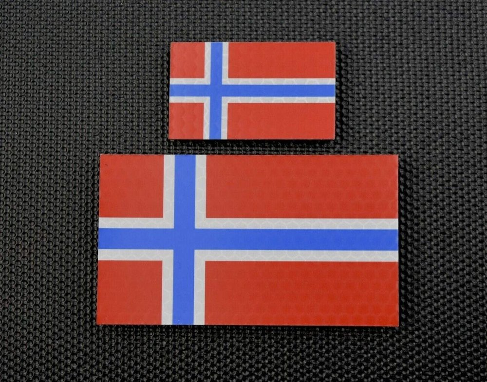 BritKitUSA Solas Norway Flag Patch Set NORSOCOM Hrens Jegerkommando Spesialkommando IR