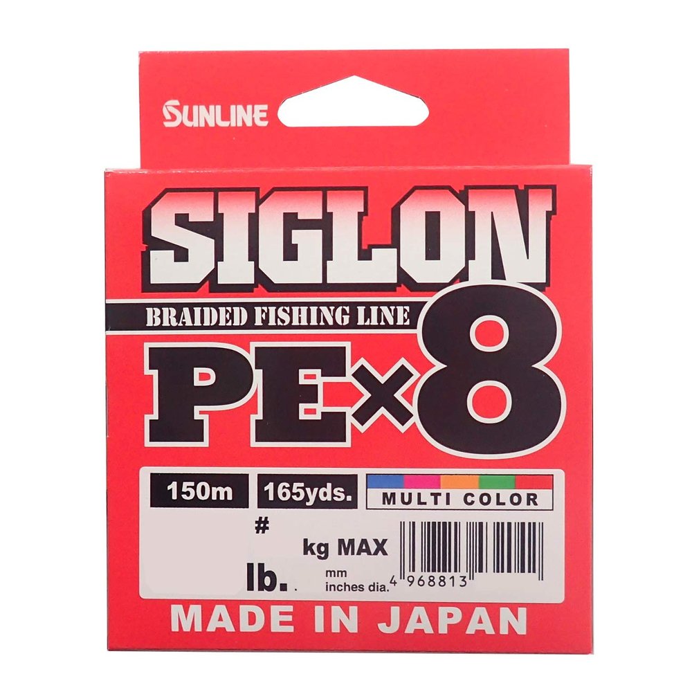 SUNLINE Line Sigron PEx8, 164.0 yd (150 m), 5 Colors, No. 1, 16LB J