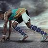 QUXIANG Copper Compression Socks for Women & Men Circulation (8 Pairs) - Best for Running Athletic Cycling - 15-20 mmHg (L/XL,Multi 06) view 2