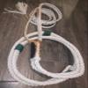 Alligator Bull Rope White Poly Pro 9x7 RH 3/4" x 3/4" Soft- Bull Riding - EPT Bull Ropes view 1