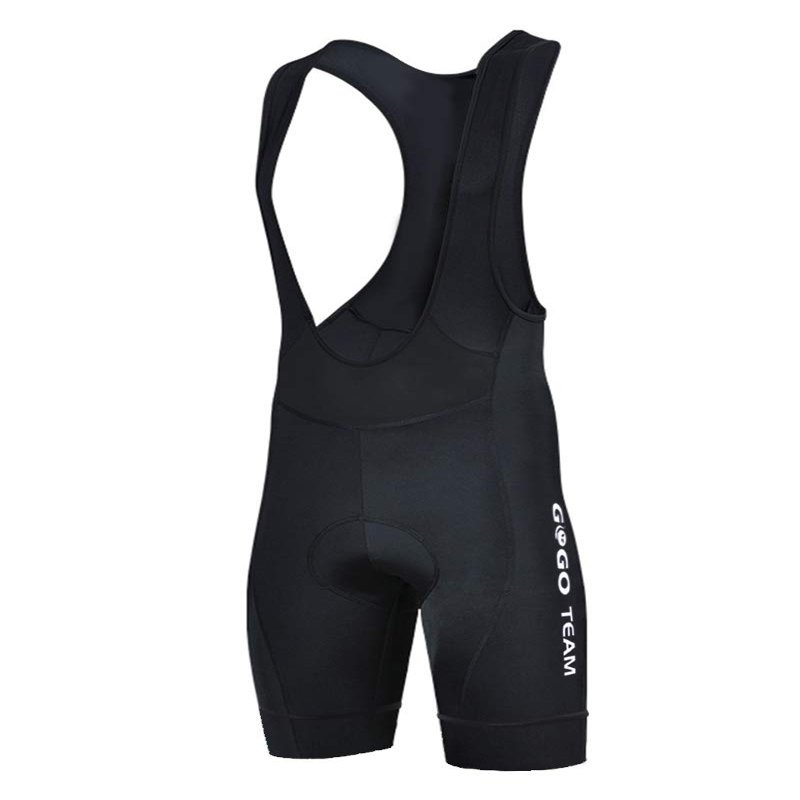 GOGO TEAM Men's Cycling Bib Shorts 3D Padded, Bike Bicycle Bib Tights UPF 50+