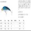 TackleHouse Minnow K-Ten Blue Ocean Sinking Works 6.9 inches (175 mm), 2.0 oz (58 g), HH Marine Blue #RS19 BK175SW Lure view 2