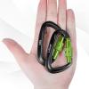 3 Heavy Duty Carabiner Clips 12kN (2697 lbs)-Lightweight Locking Carabiners for Securing PetsCamping, Hiking, HammockOutdoor and Gym etc, Keychains& Utility view 2