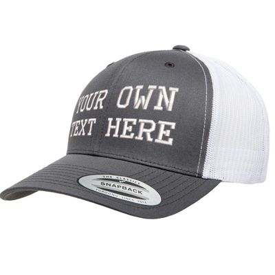 Love Sketches Classics Embroidered Custom Hat Trucker Baseball Cap Snapback Adjustable Men Women Mid Profile Dad Cap Hat (Charcoal/White)