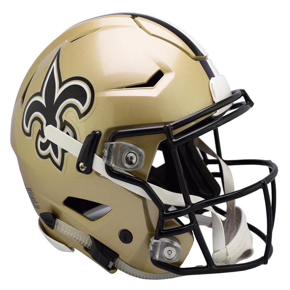 Riddell NFL New Orleans Saints Speedflex Authentic Football Helmet