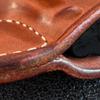 Masc Premium Leather Paddle Holster for Mustang Pocketlite .380ACP 2.75" Barrel, Right-Hand Draw, Brown #1048# view 3