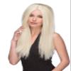 20" Long Parted Wig Color 22 Blonde - Sepia Wigs Waynes World Garth Indian Rocker Warrior Ozzi Witch Synthetic Halloween Cosplay Disfraz Peluca Bundle MaxWigs Costume Wig Care Booklet view 3