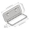 SEAFLO Marine Boat Deck Rectangular Access Hatch - 9.57" x 23.9" (243mm x 607mm) 180 Opening Lid, Non-Skid, Corrosion and UV Resistant, 4-Year Warranty! (Black, Standard) view 4