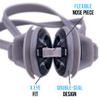 Crystal-clear Swimming Goggles with Case | Increased Visibility, UV Protection, Anti-fog | Silicone, Watertight Goggles, Lightweight & Low Drag | Great for Training, Competition, Recreational (Grey) view 3