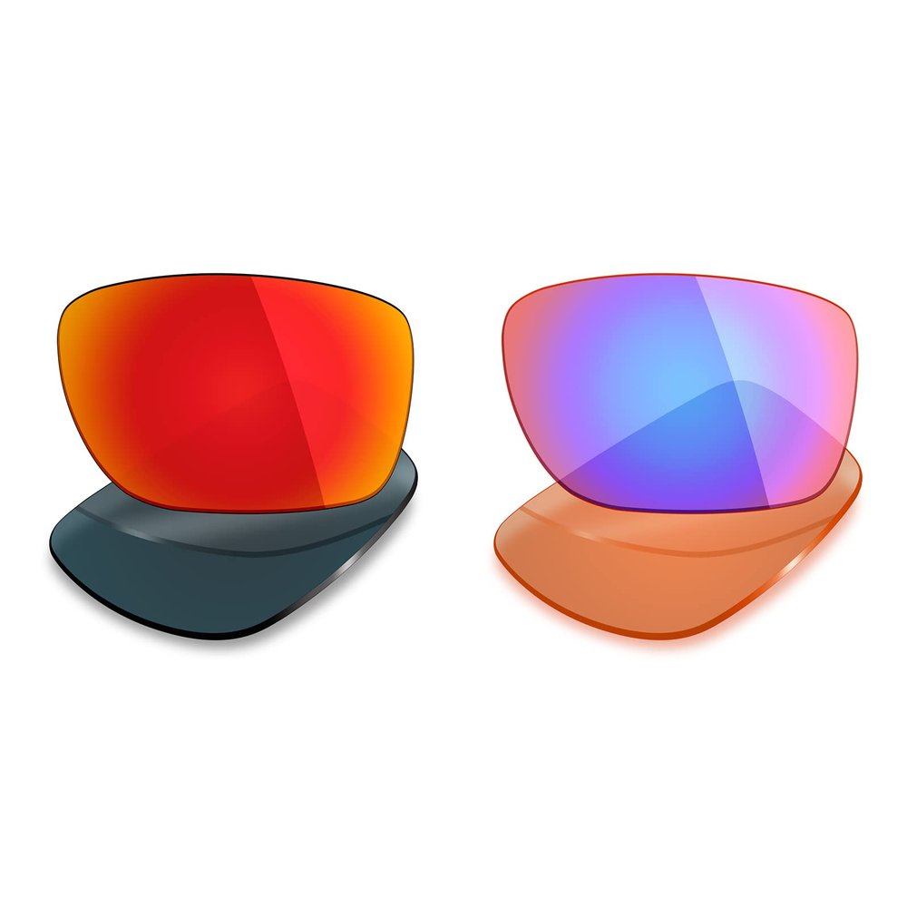 Mryok 2 Pair Polarized Replacement Lenses for Oakley Turbine Sunglass - Options