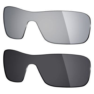 Mryok 2 Pair Polarized Replacement Lenses for Oakley Turbine Rotor Sunglass - Options