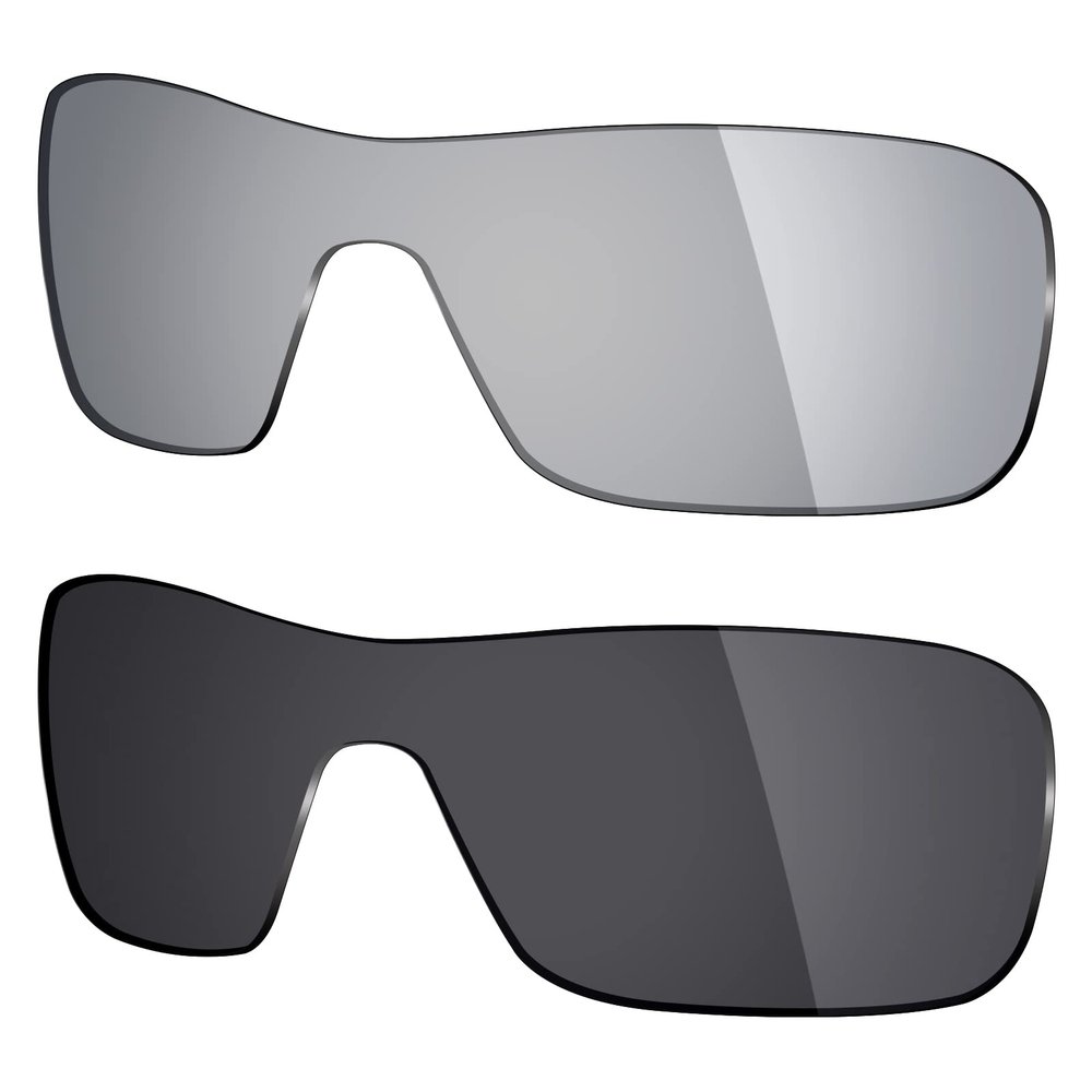 Mryok 2 Pair Polarized Replacement Lenses for Oakley Turbine Rotor Sunglass - Options