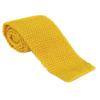 5cm Men's Slim Tie Knit Woven Neckwear Gift For Father's Day/Wedding/Party (C12 Gold) view 1