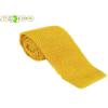 5cm Men's Slim Tie Knit Woven Neckwear Gift For Father's Day/Wedding/Party (C12 Gold) view 2