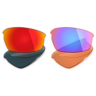 Mryok 2 Pair Polarized Replacement Lenses for Oakley Bottlecap Sunglass - Options