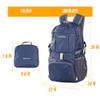 Dveda 35L Lightweight Packable Backpack Waterproof Durable Hiking Travel Backpack Daypack view 3