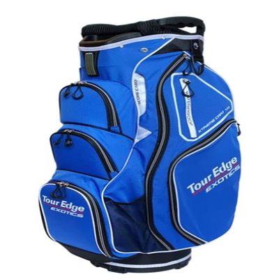 Tour Edge Exotics Xtreme Cart 7.0 Bag-Blue-White, One Size, UBAE7CB04