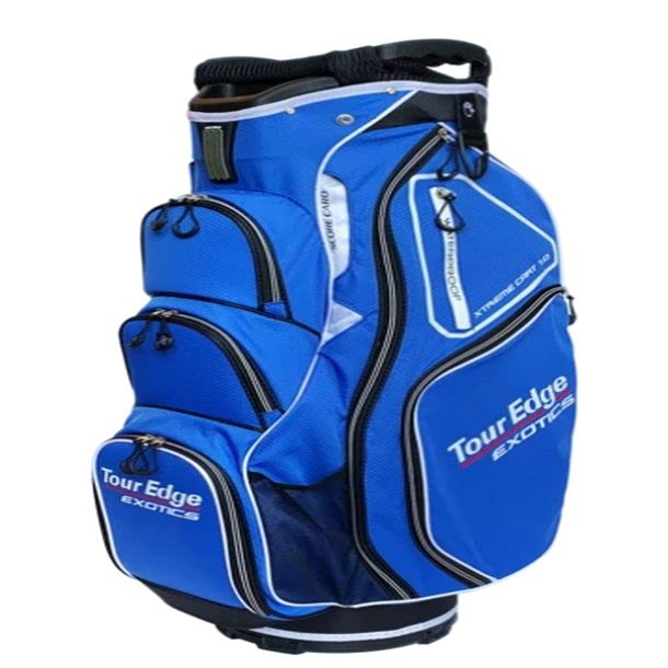 Tour Edge Exotics Xtreme Cart 7.0 Bag-Blue-White, One Size, UBAE7CB04