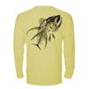 Denali Performance Men's UPF 50+ ProtectUV Long Sleeve T-Shirt - Yellowfin Tuna Design by Marcos Augusto, 3XL Yellow view 1