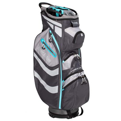 Tour Edge Hot Launch Xtreme Cart 5.0 Bag-Silver-Blue