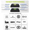 Night Fision Tritium Perfect Dot Front Sight Compatible with HK VP9/VP9SK/P30/P30L/P30SK/45C - Yellow Ring view 4