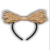 Forum Novelties Straw Bow Headband view 1