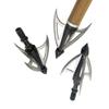 ZSHJGJR 12/24 Pieces Archery 100 Grain Arrowheads Arrow Hunting Broadheads Arrow Tips Insert Arrow Point for Hunting Points (24Pcs) view 1